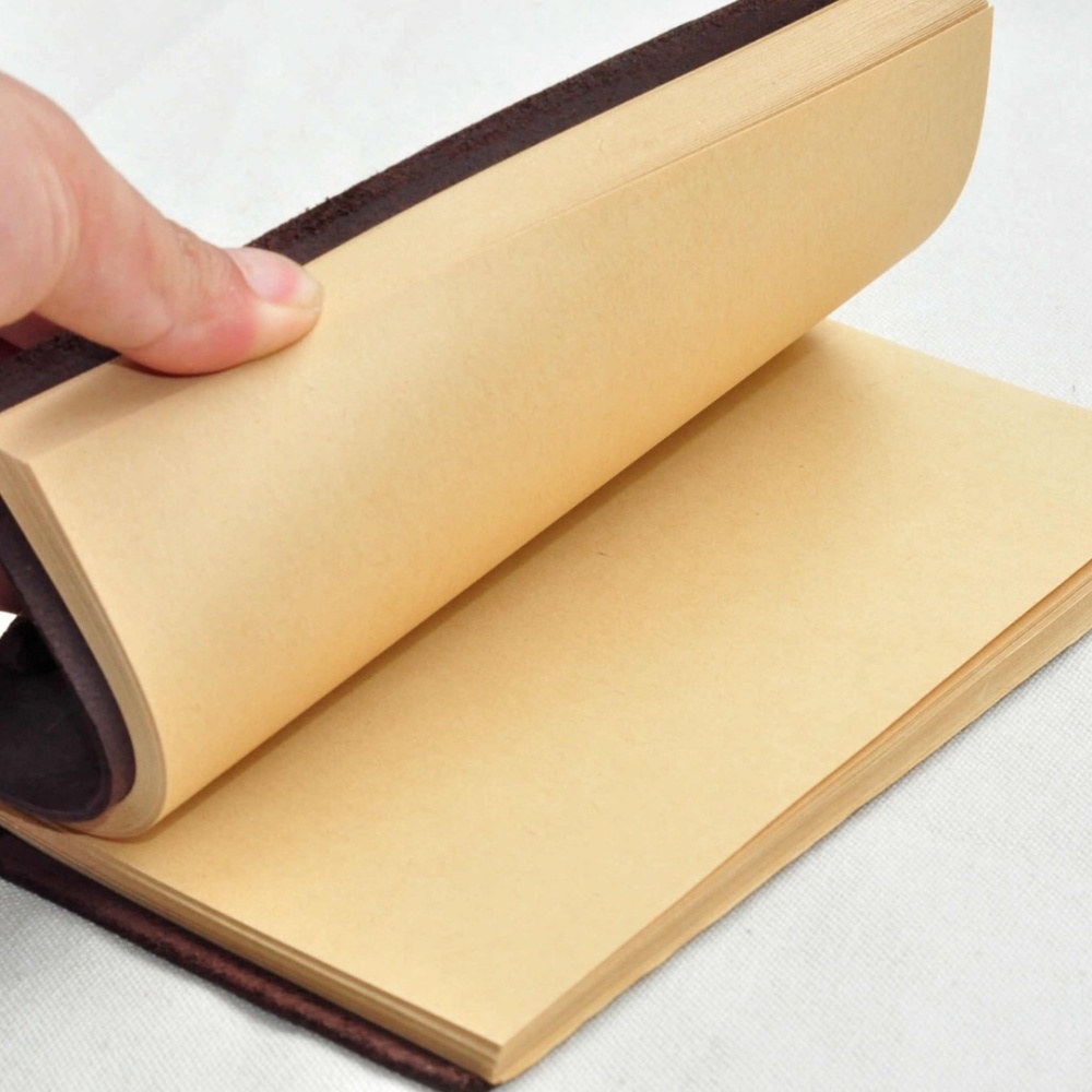 Real Leather Handmade Notebook Travel Journal - Picture 2 of 6